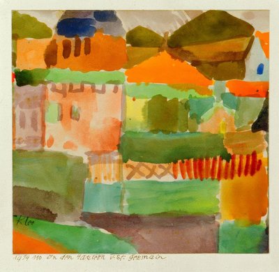 Dans les maisons de St. Germain - Paul Klee